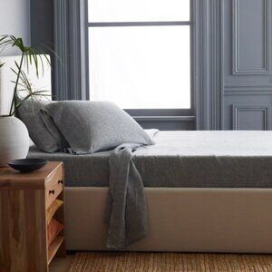 Quince Heather Gray Cotton Sheet Set